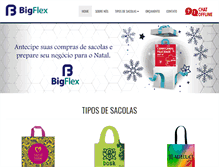 Tablet Screenshot of bigflex.com.br